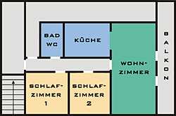 Grundriss-Skizze "Lug ins Land" - Familienferien in Deutschland